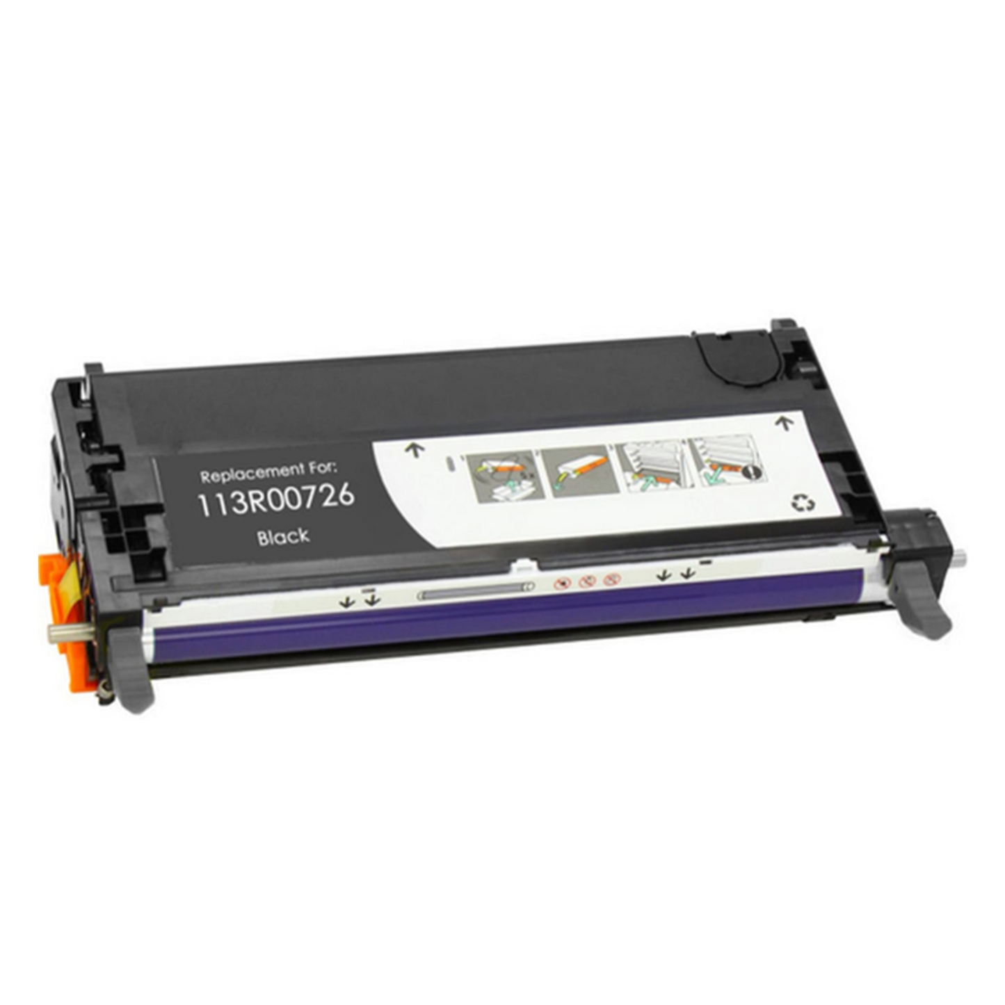 Tóner compatible Xerox 113R00726 6180 K Color Negro