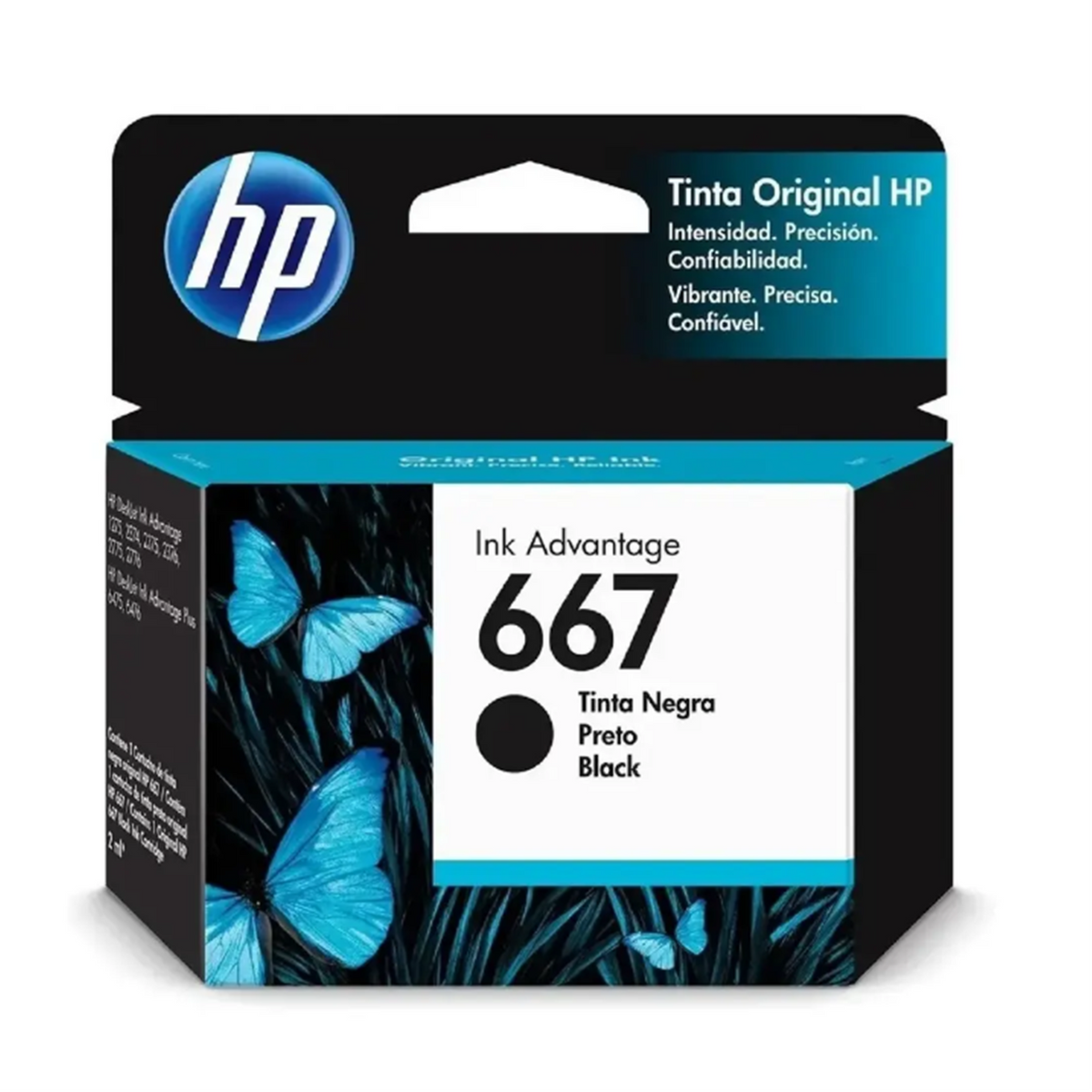 Cartucho de tinta original HP 667 Black