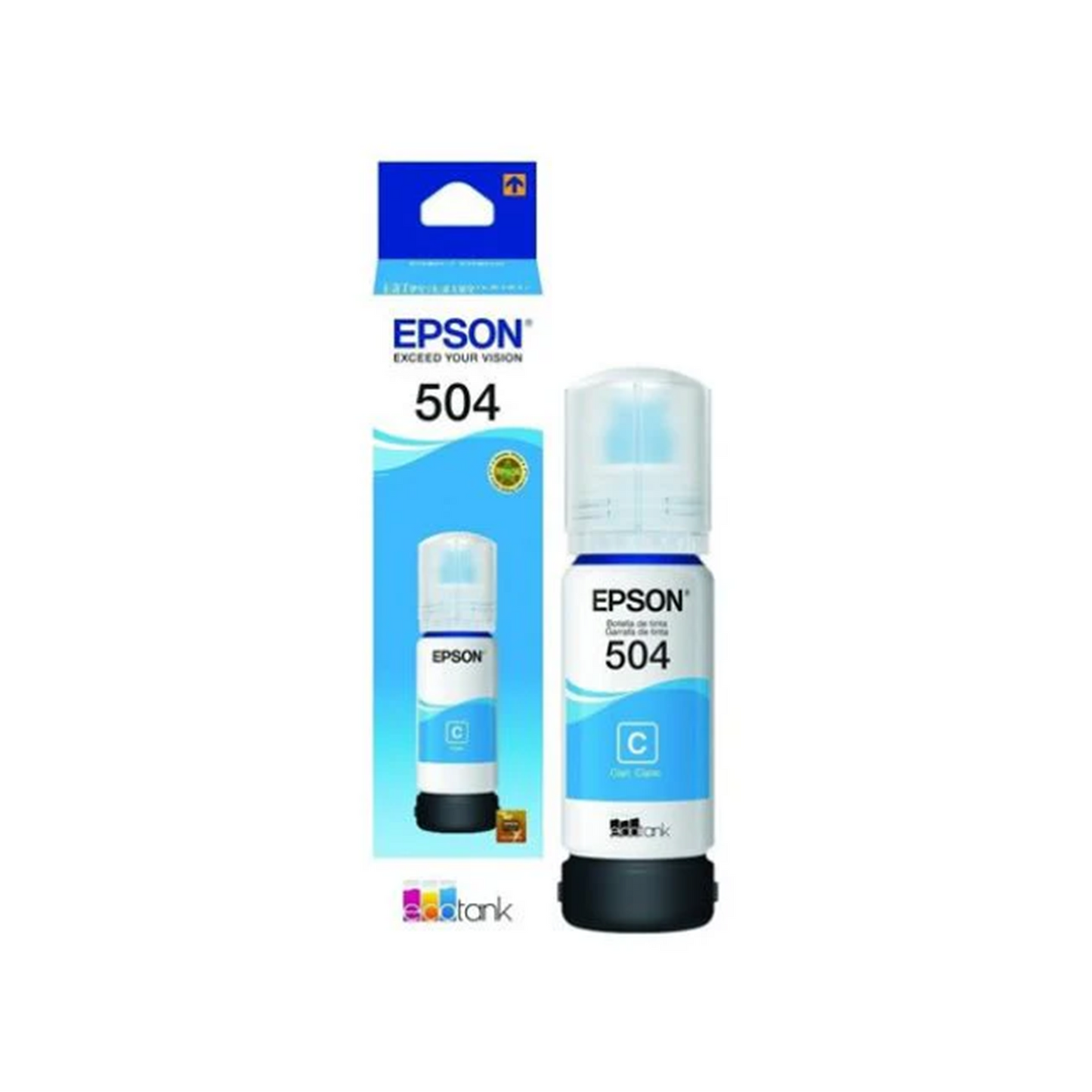 TINTA EPSON ECOTANK ORIGINAL 504 CYAN
