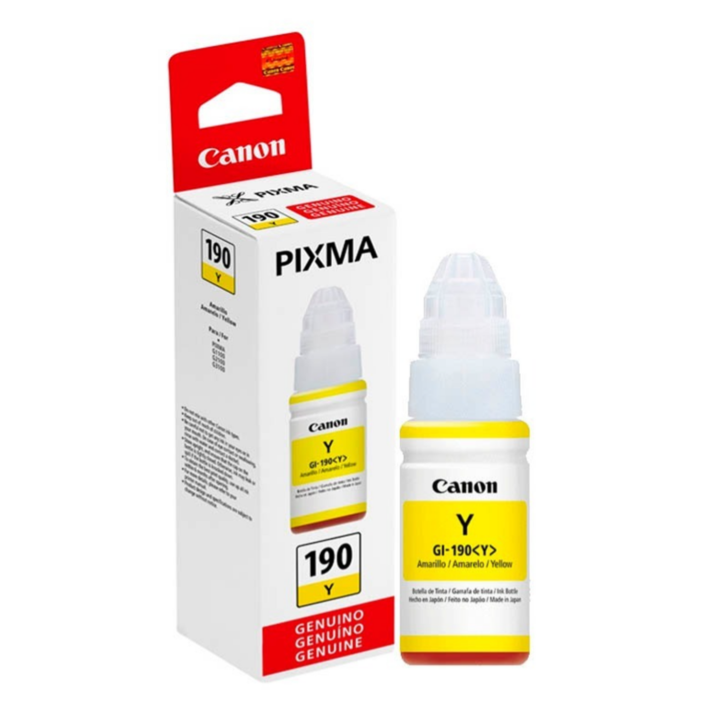 TINTA CANON ORIGINAL PIXMA GI-190 YELLOW