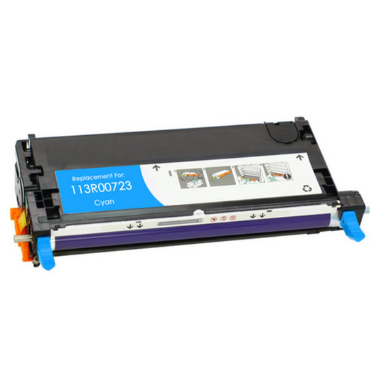 Tóner compatible Xerox 113R00723 6180 C Color Cian