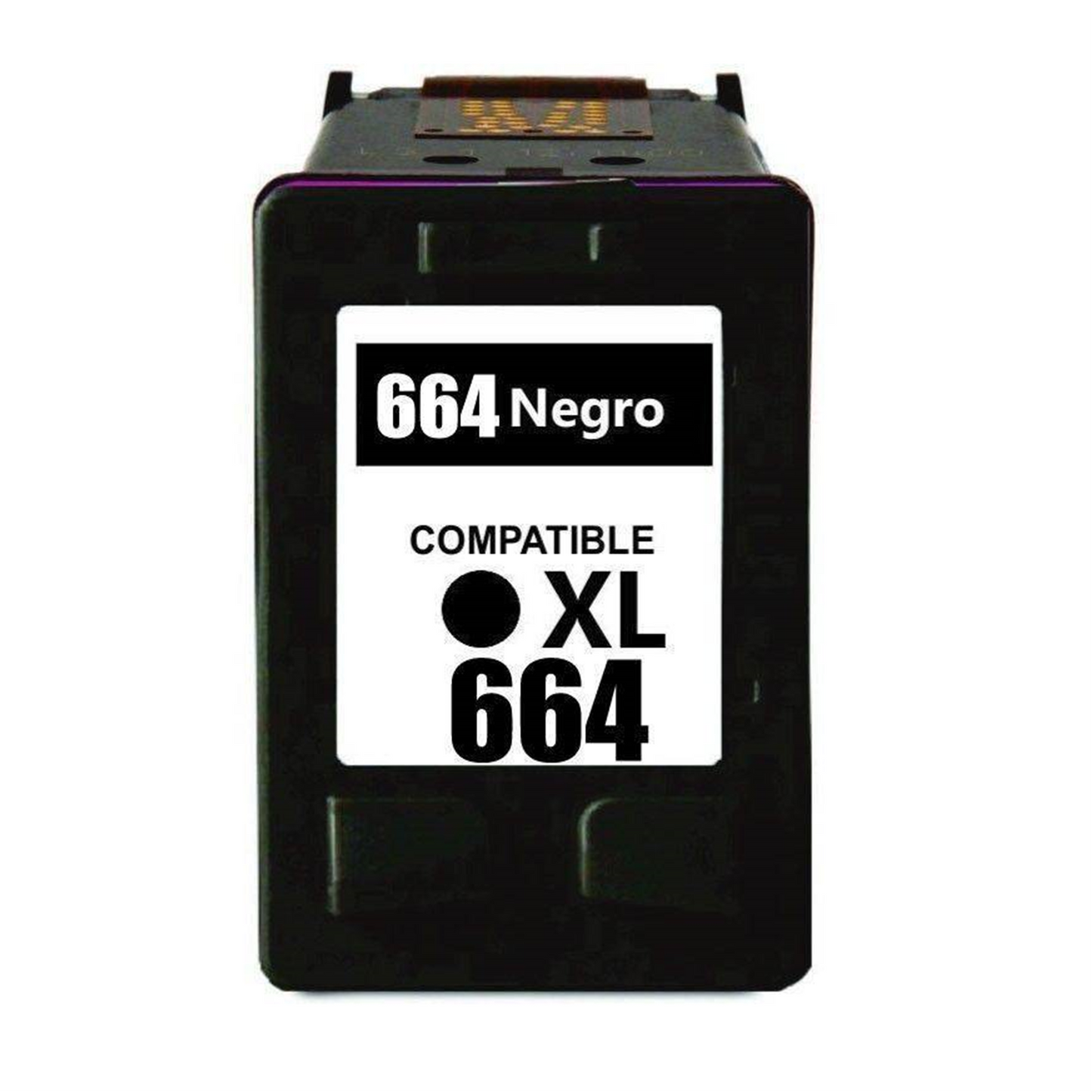 Cartucho de tinta negro compatible HP 664 XL