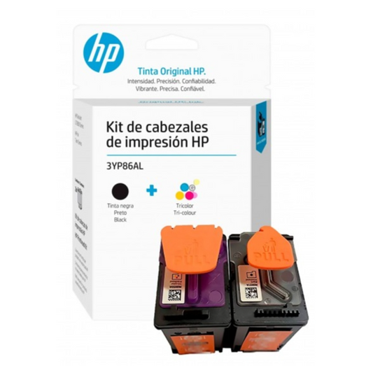 Kit de Cabezales HP Black + Tri-color Smart Tank Serie 100/300/400 3YP86AL