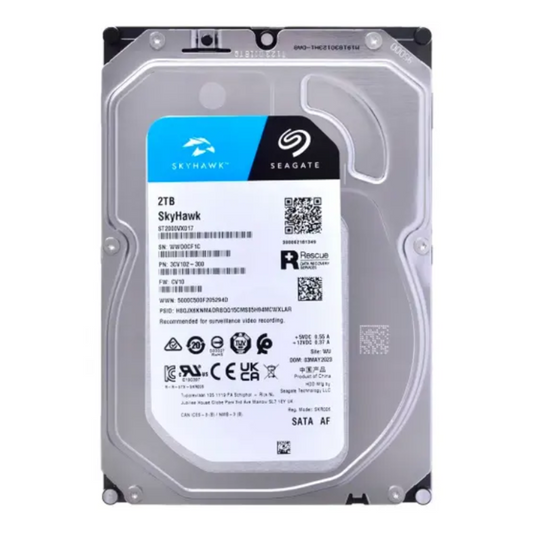 Disco Duro SEAGATE SKYHAWK Sata III 2TB 256MB 3.5"/ 5400rpm