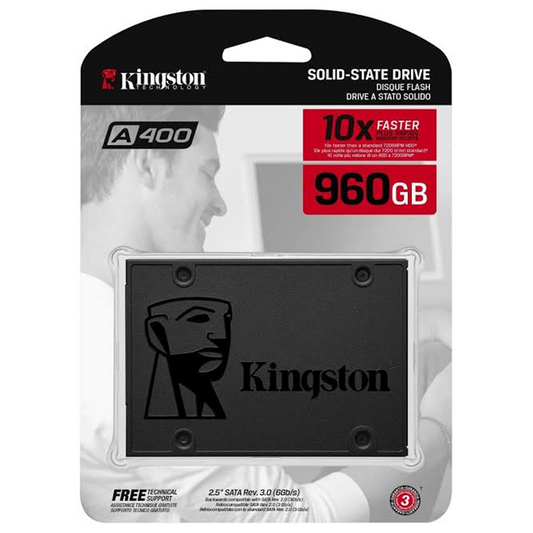 Disco de estado solido KINGSTON SSD 960GB A400 SATA III - 2.5"