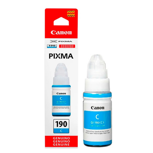 TINTA CANON ORIGINAL PIXMA GI-190 CYAN