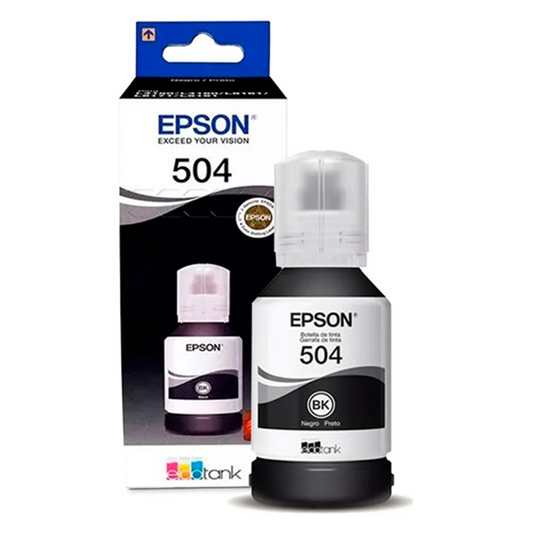 TINTA EPSON ECOTANK ORIGINAL 504 BLACK
