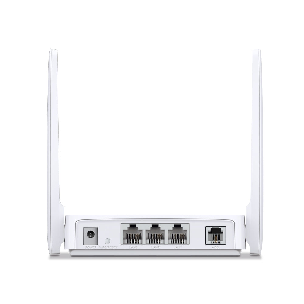 Modem Router Mercusys MW300D N ADSL2+ de 300Mbps 2 antenas