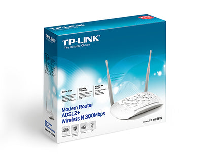 Modem Router TP-Link TD-W8961N 300Mbps N ADLS+ - 2 Antenas