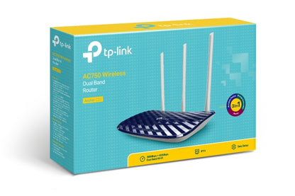 Router TP-Link Archer C20 - AC750 Dual Band 3 Antenas