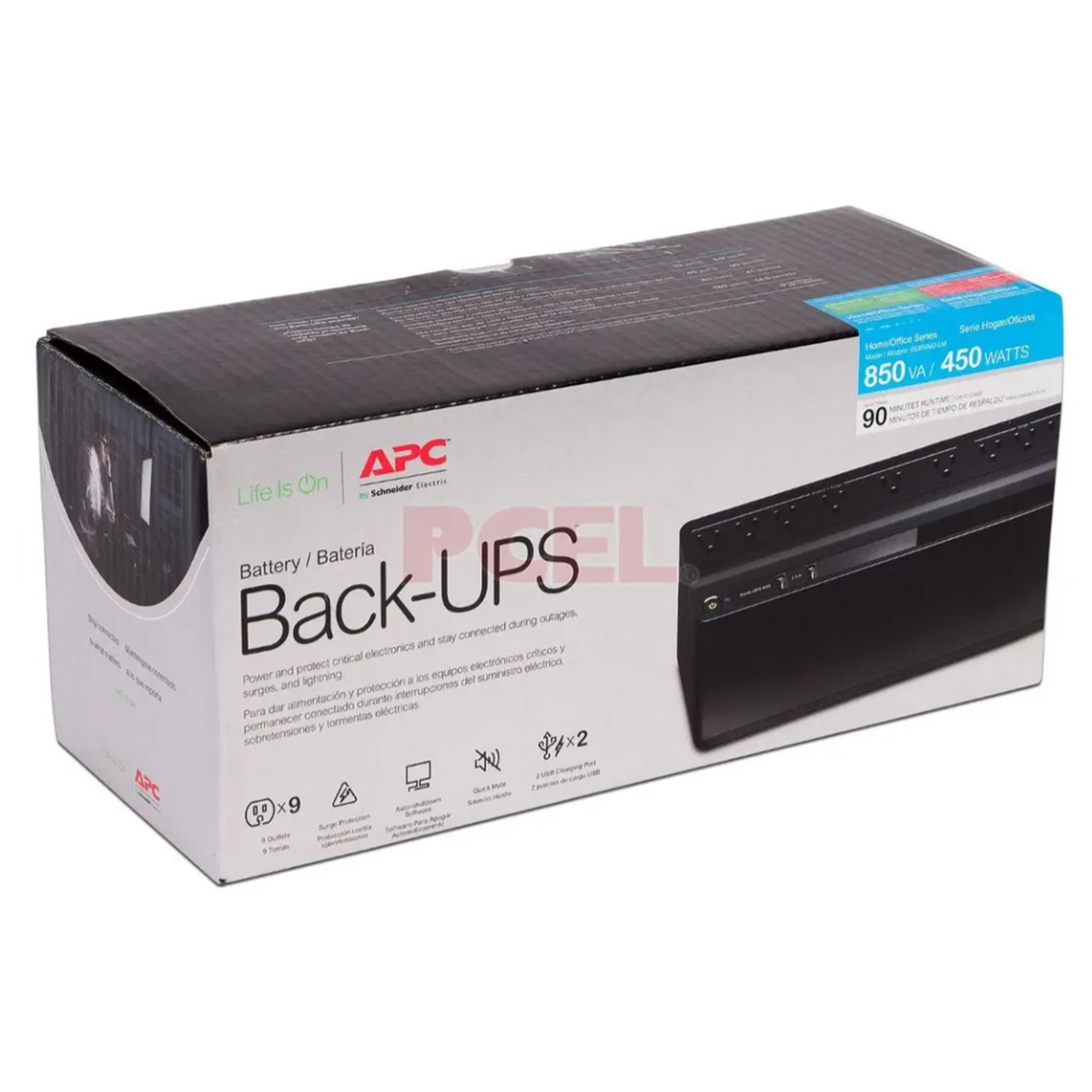 Ups APC 850VA 9 TOMAS 2 USB 120V