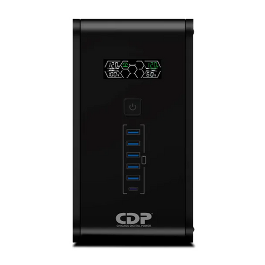 Ups CDP R-SMART1010 LI 1000VA / 500W 10 tomas Nema 5-15 LCD