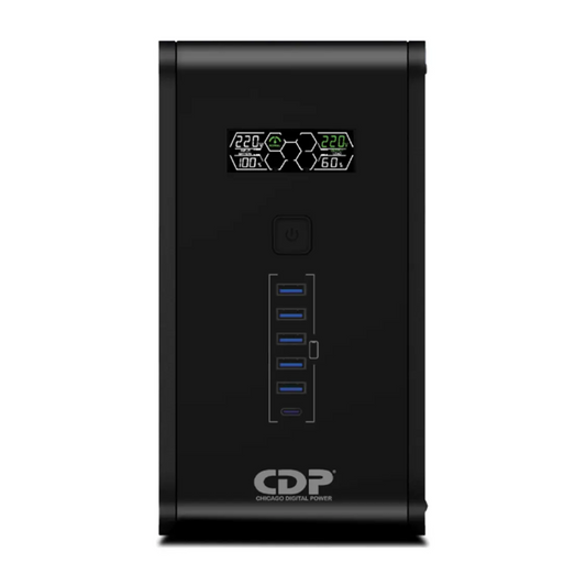 Ups CDP R-SMART751 750VA / 375W 10 tomas Nema 5-15 LCD